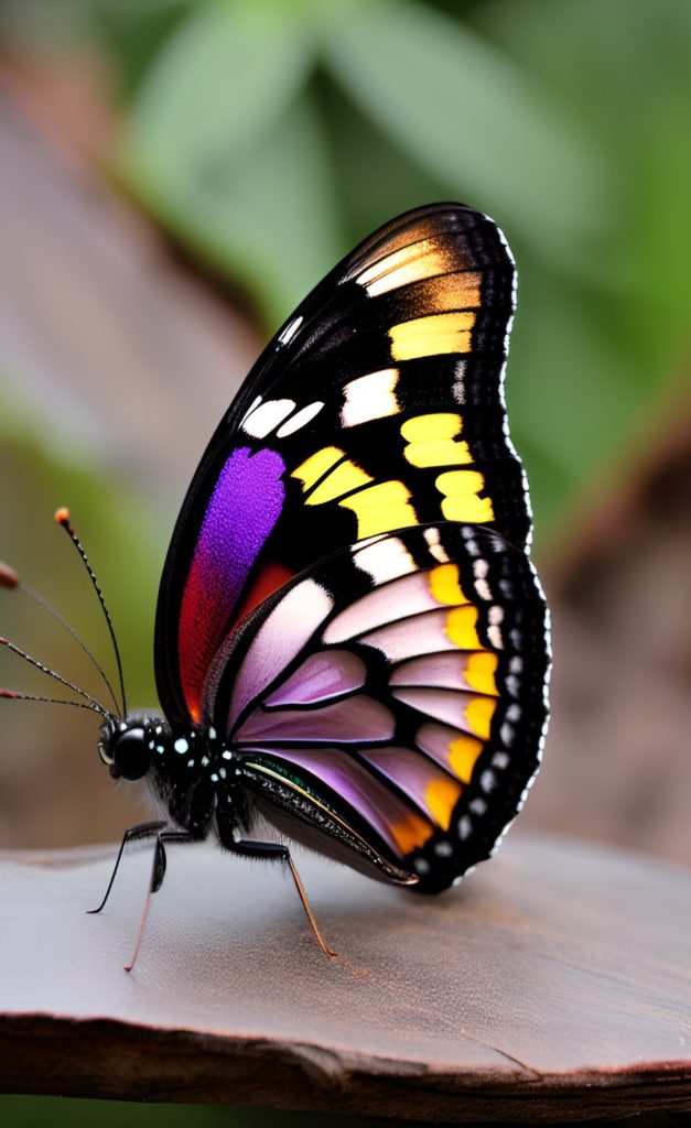 Schmetterling bunt